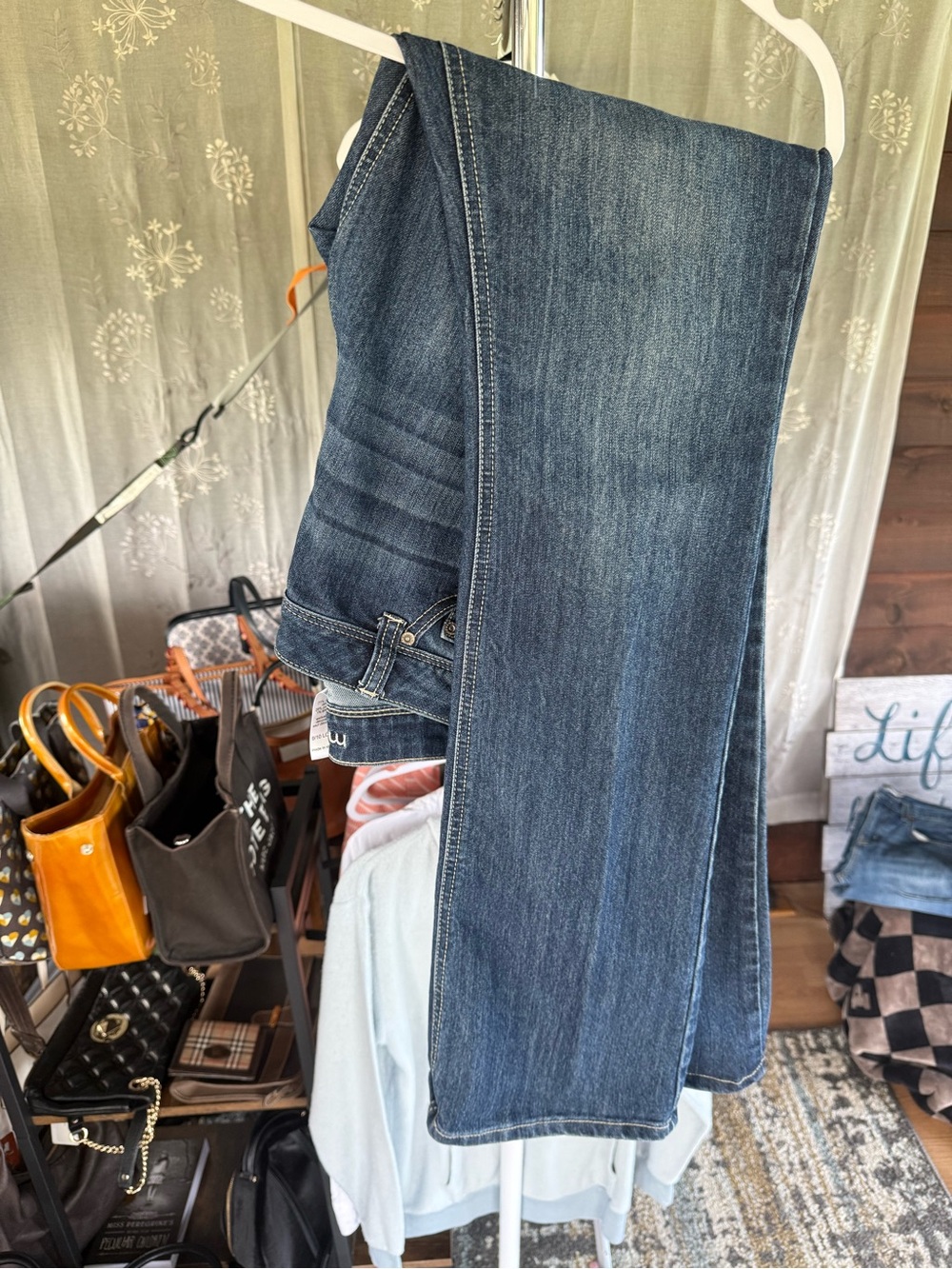 Maurices Dark Blue Women's Jeans - Picture 3 of 4